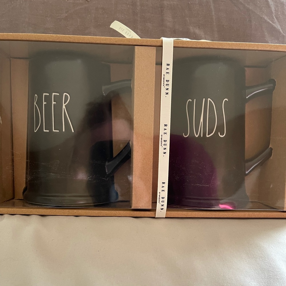 Rae Dunn - BEER / SUDS - beer steins